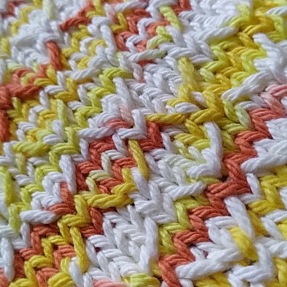 Hand Knit Baby Bib - Picture 4 of 5